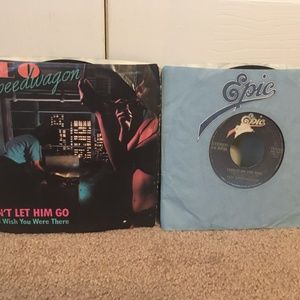 REO Speedwagon 45 RPM records (2)